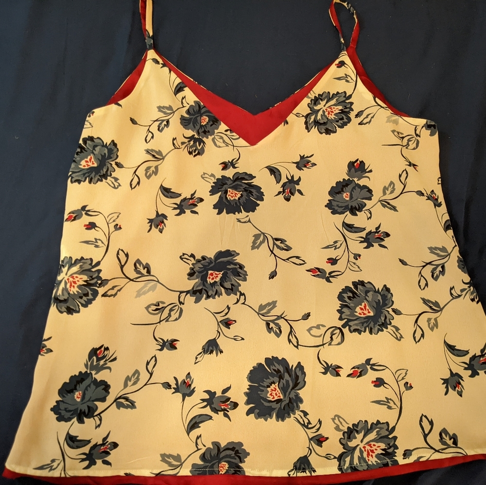 White House Black Market reversible dress camisole top